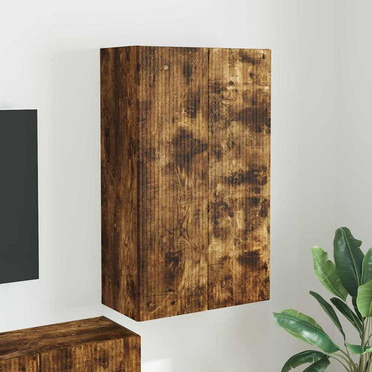 TV Fali Szekrény Füstölt tölgy 59,5 x 31 x 100 cm Faanyag