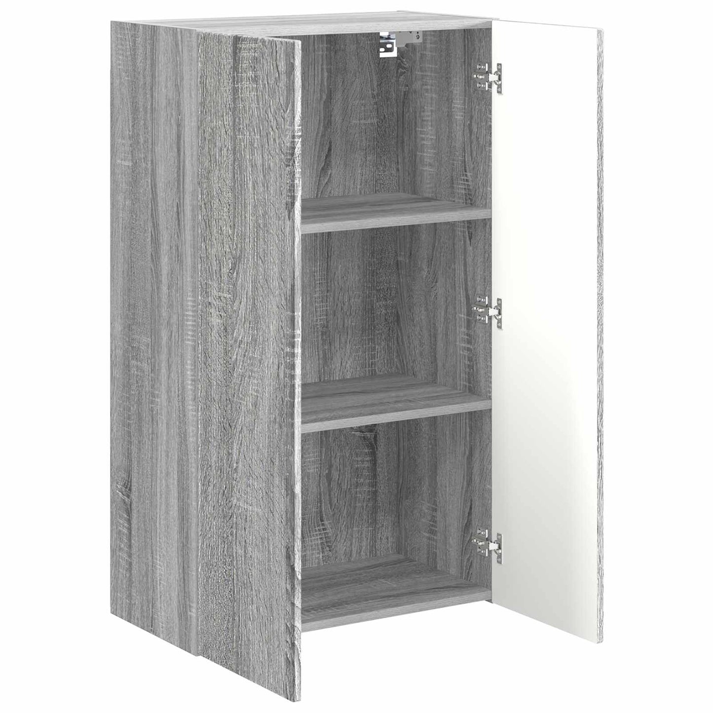 TV Fali Szekrény 59,5 x 31 x 100 cm Szürke Sonoma Szerelt Fa