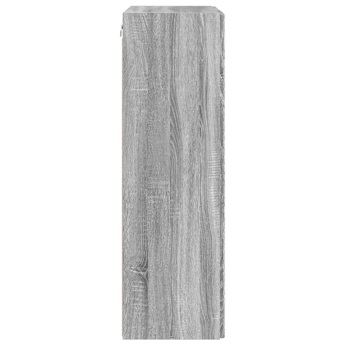 TV Fali Szekrény 59,5 x 31 x 100 cm Szürke Sonoma Szerelt Fa