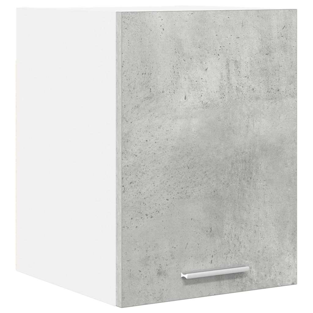 Függő szekrény Beton szürke és fehér 30 x 31 x 40 cm Szerelt Fa