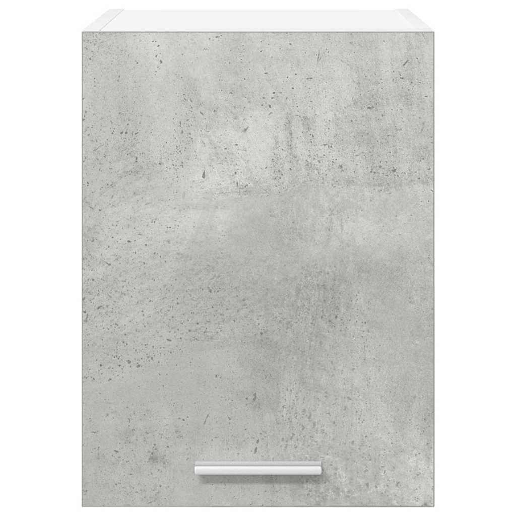 Függő szekrény Beton szürke és fehér 30 x 31 x 40 cm Szerelt Fa