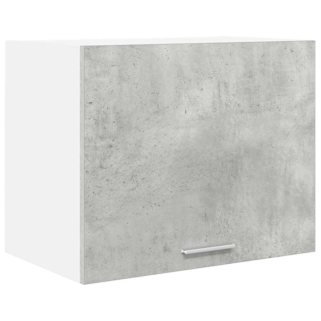 Függő szekrény Beton szürke és fehér 50 x 31 x 40 cm Szerelt Fa