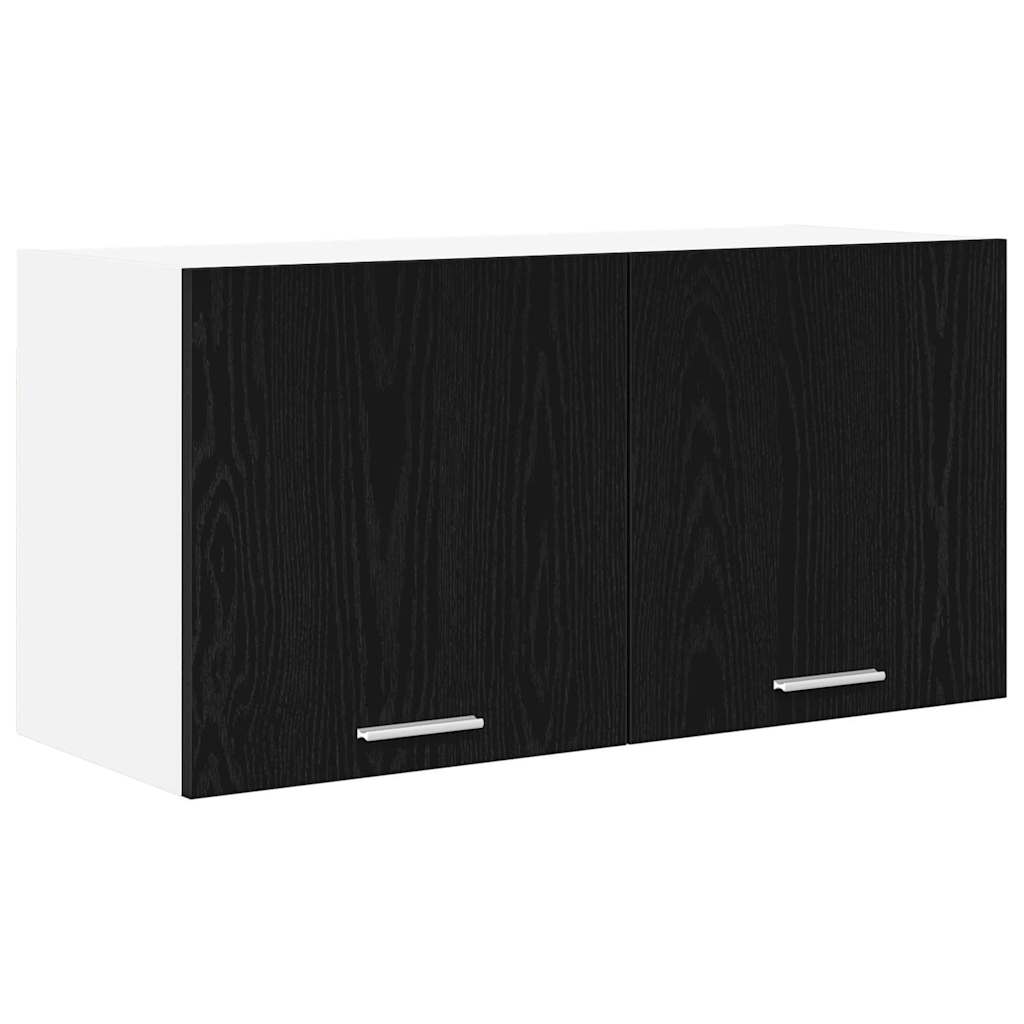 Függő szekrény Fekete tölgy 80 x 31 x 40 cm Szerelt Fa