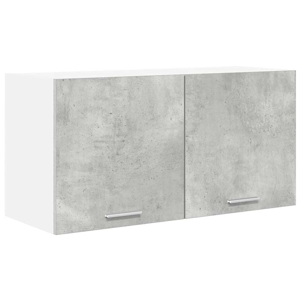 Függő szekrény Beton Szürke 80 x 31 x 40 cm Szerelt Fa