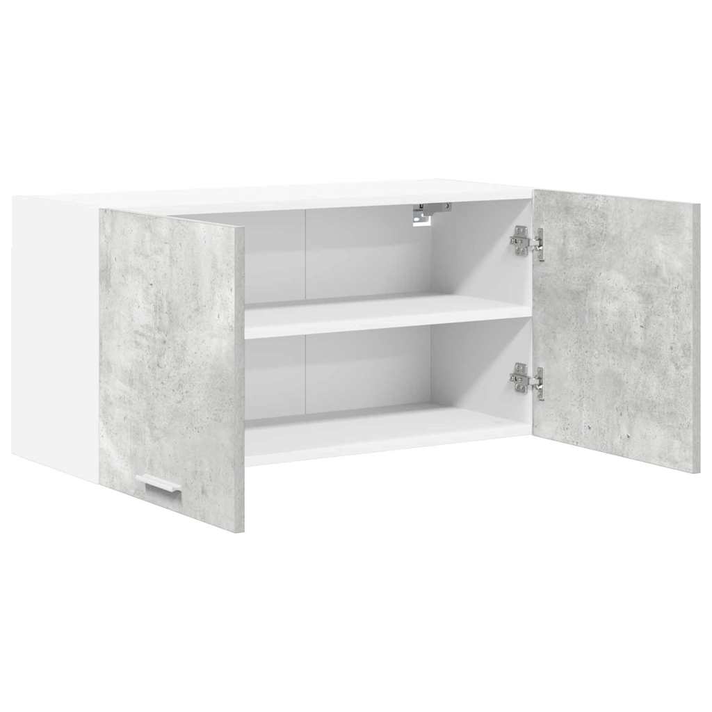 Függő szekrény Beton Szürke 80 x 31 x 40 cm Szerelt Fa