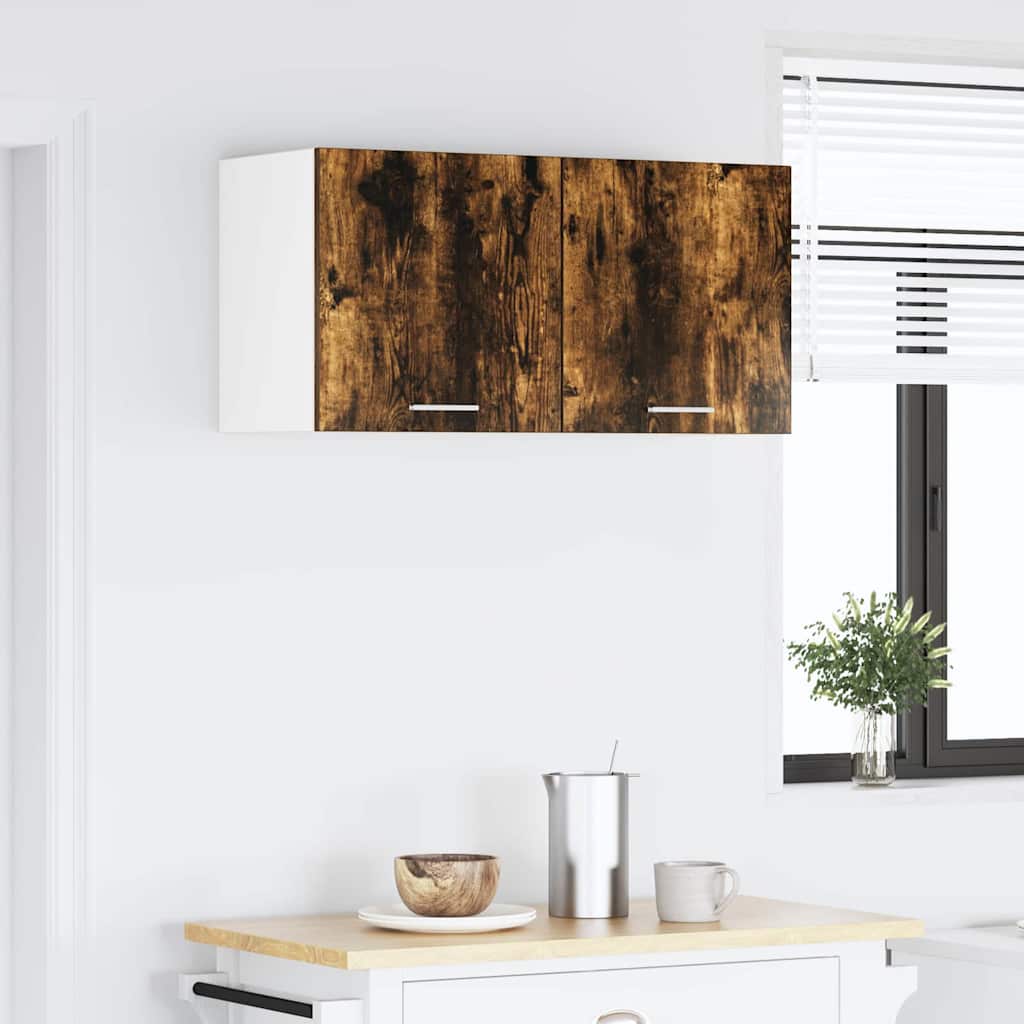 Függő szekrény Füstölt tölgy 80 x 31 x 40 cm Szerelt Fa