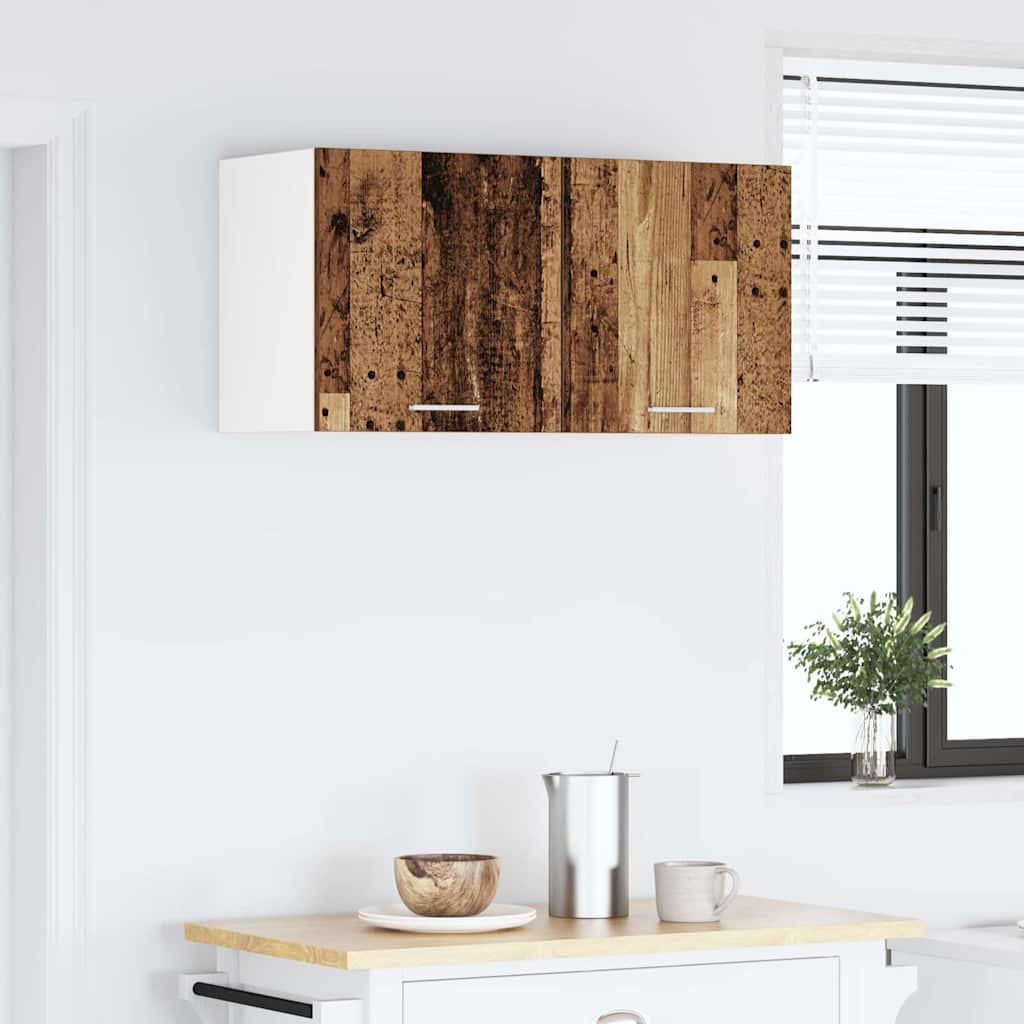 Függő szekrény Öreg fa 80 x 31 x 40 cm Szerelt Fa