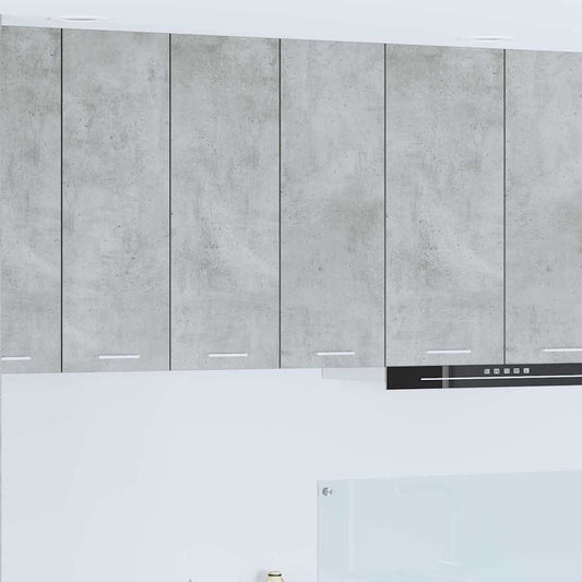 Függő szekrény tárolóval Beton Szürke 60 x 31 x 80 cm Faanyag