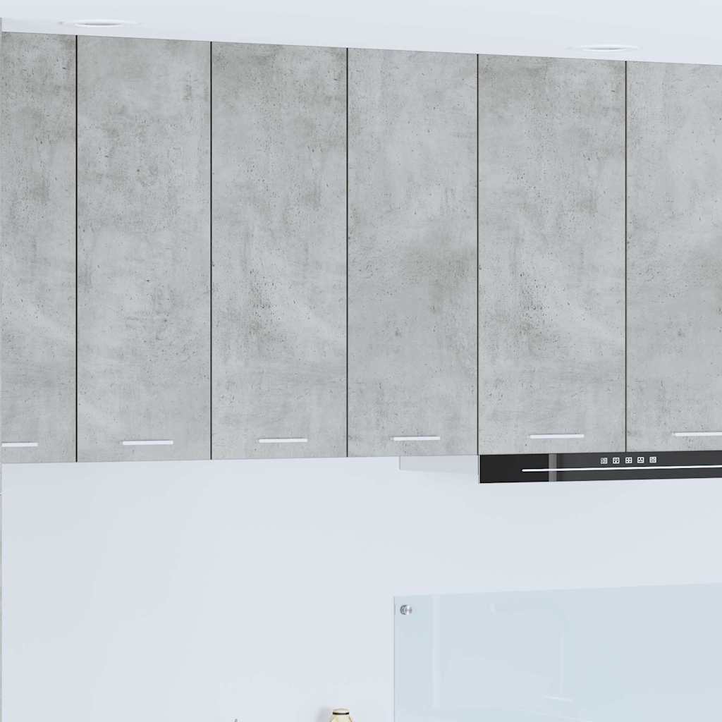Függő szekrény Beton Szürke 60 x 31 x 80 cm Szerelt Fa