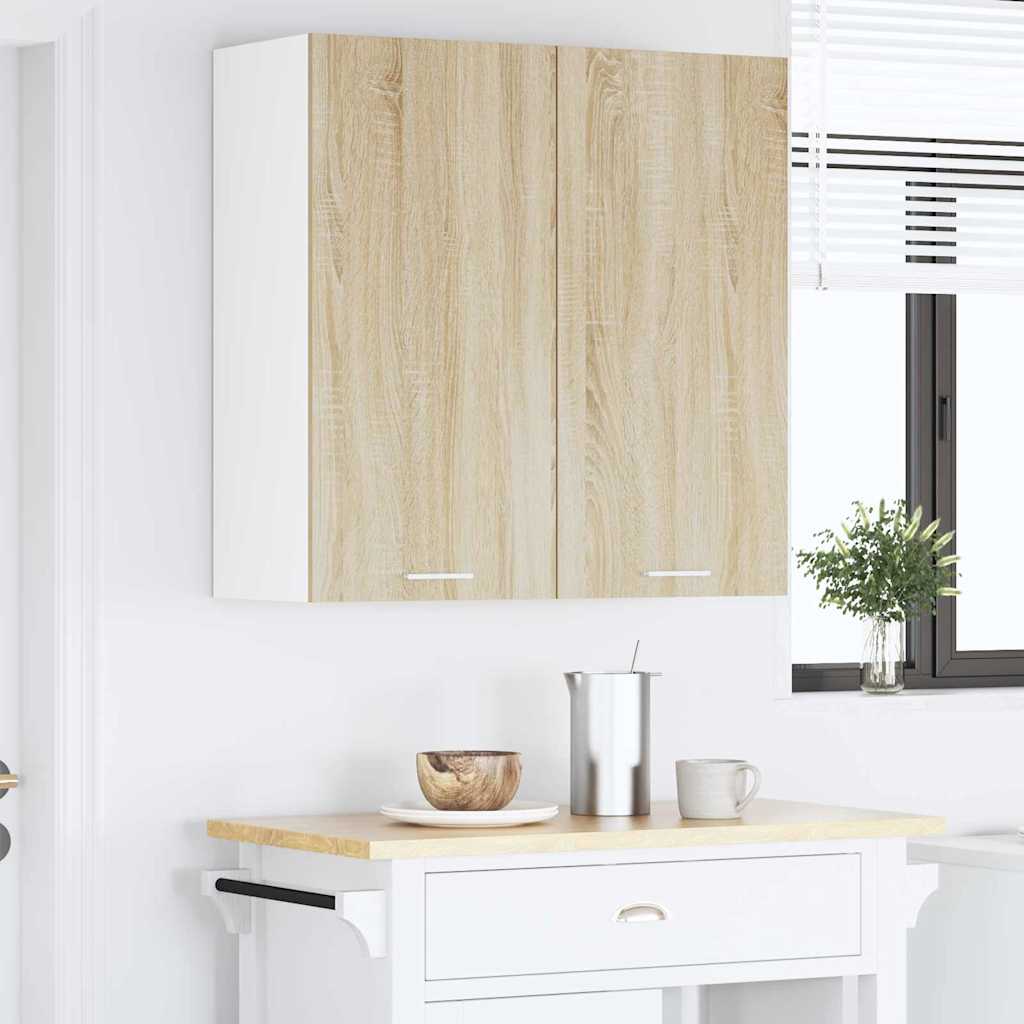 Függő szekrény Sonoma tölgy 80 x 31 x 80 cm Szerelt Fa