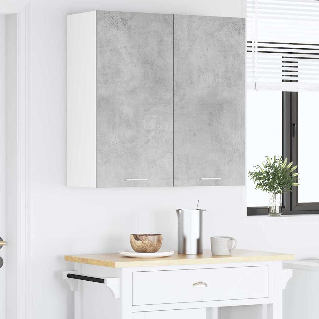 Függő szekrény Beton Szürke 80 x 31 x 80 cm Szerelt Fa