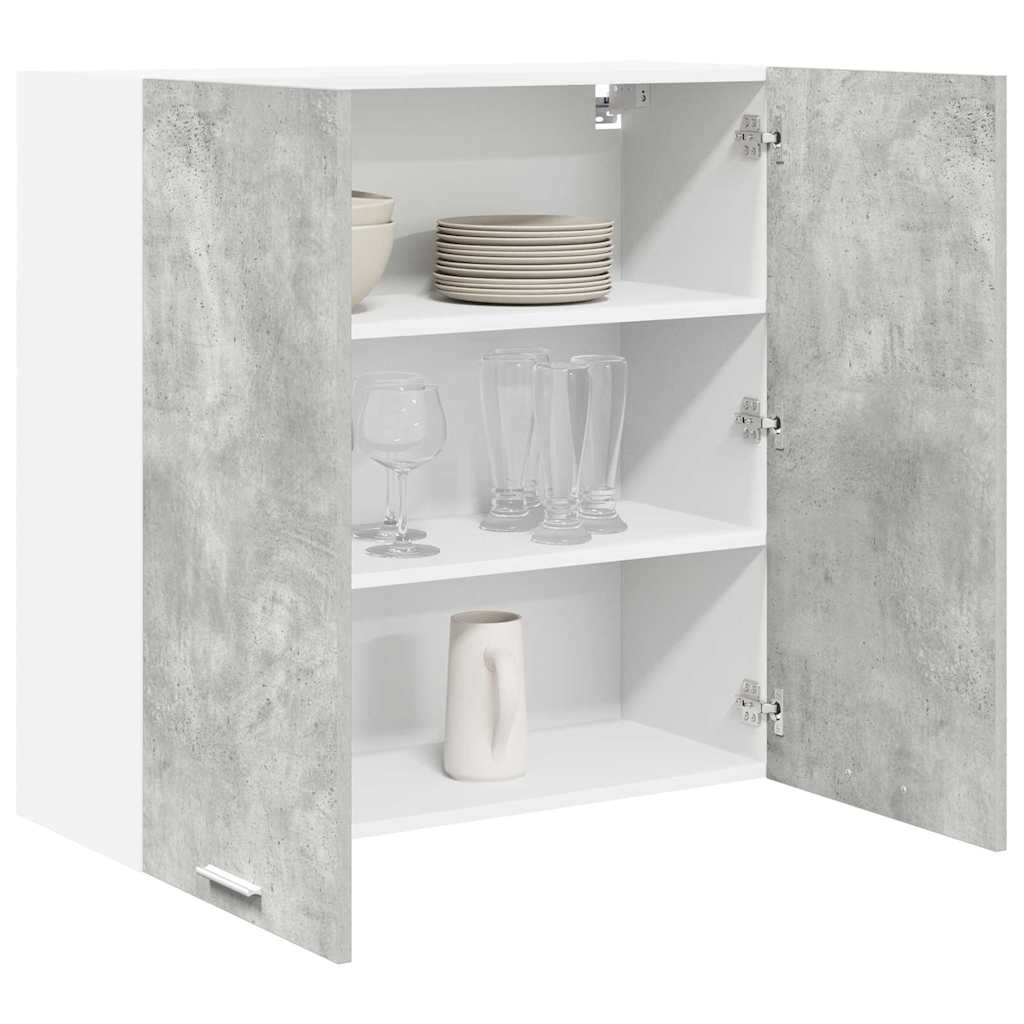 Függő szekrény Beton Szürke 80 x 31 x 80 cm Szerelt Fa