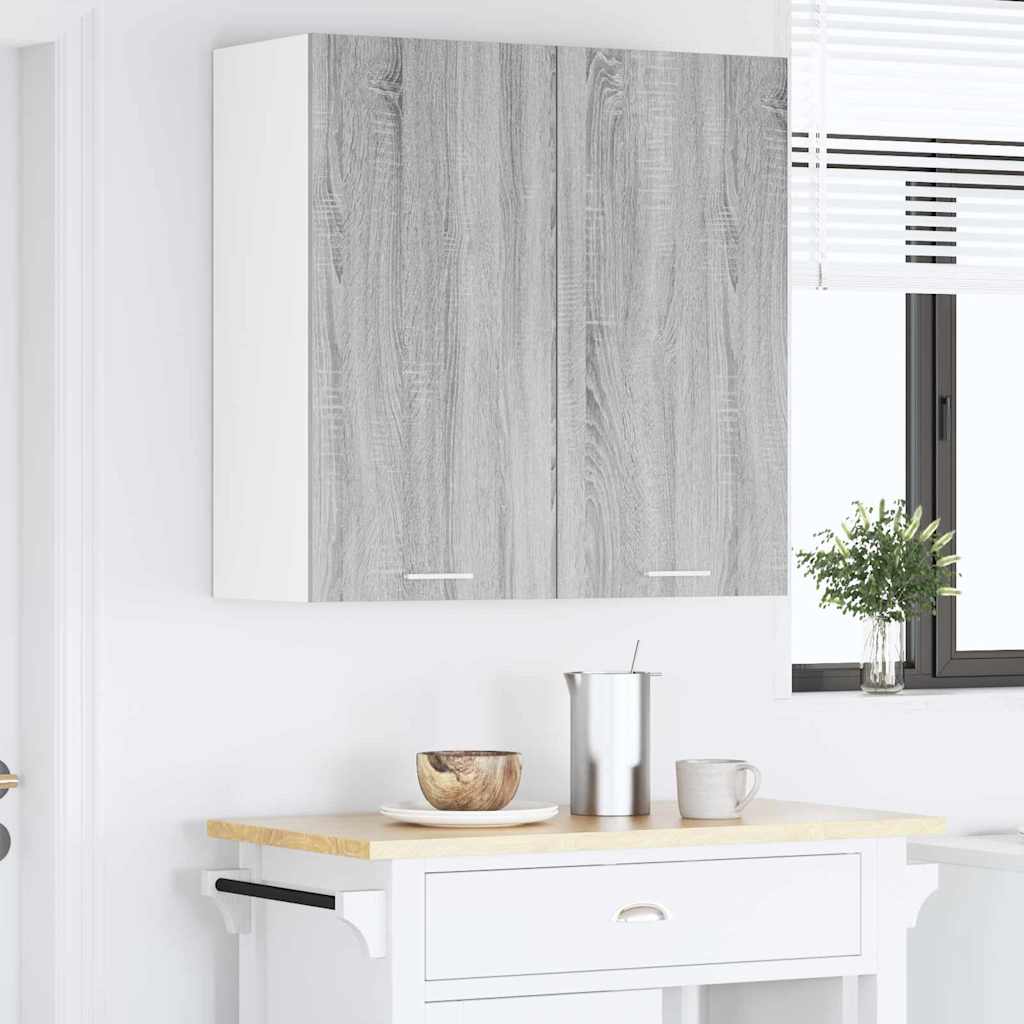 Függő szekrény Szürke Sonoma 80 x 31 x 80 cm Szerelt Fa