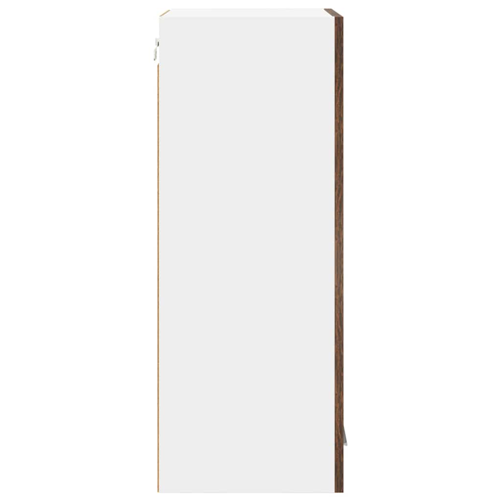 Függő szekrény 2 pcs Füstölt tölgy 40 x 31 x 80 cm Faanyag