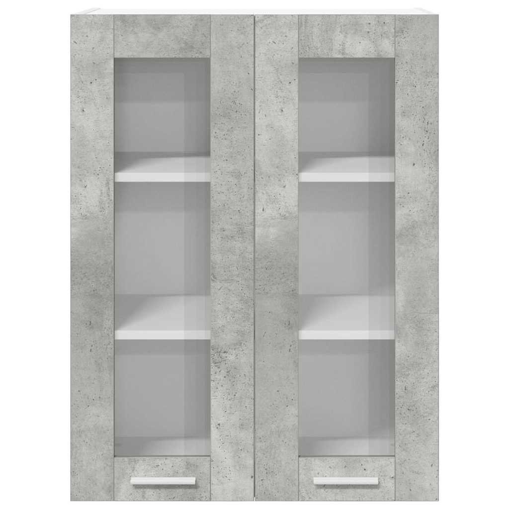 Függő szekrény Beton Szürke 60 x 31 x 80 cm Szerelt Fa