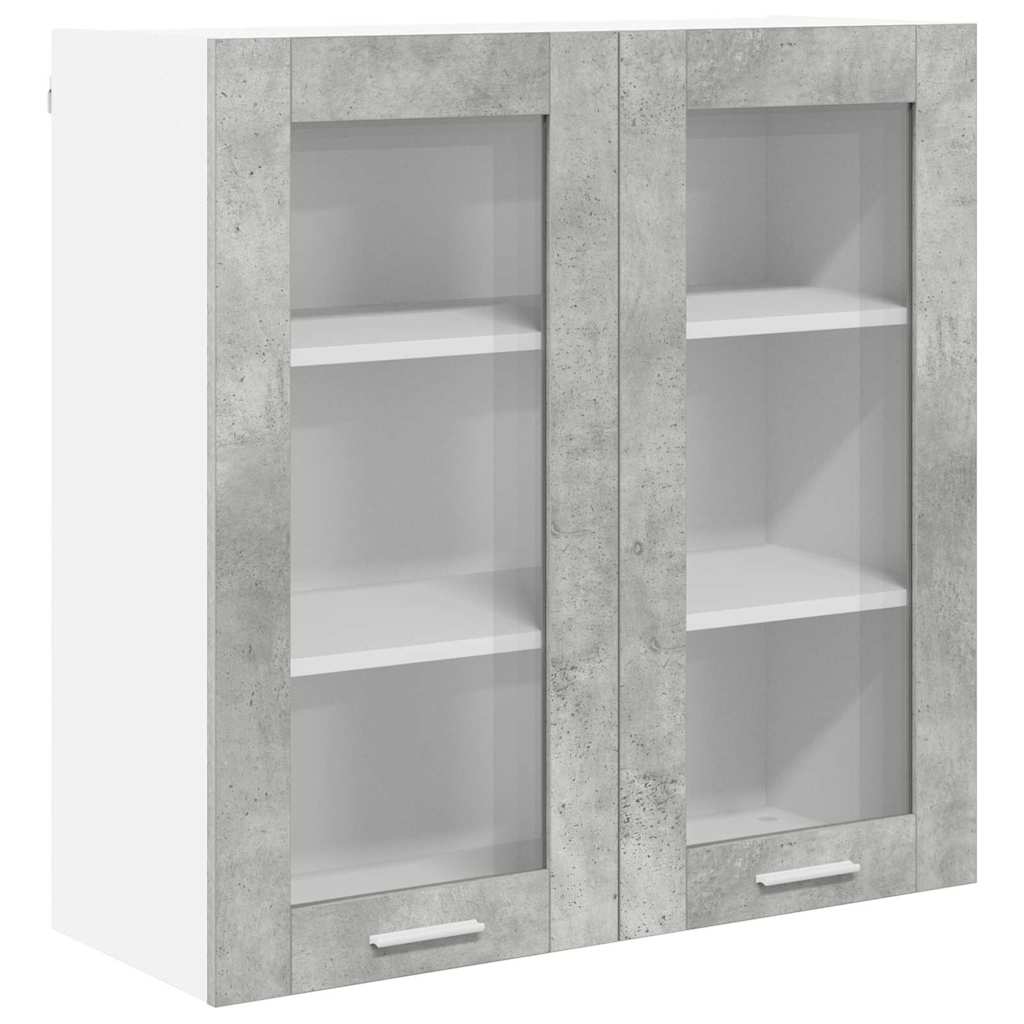 Függő szekrény Beton Szürke 80 x 31 x 80 cm Szerelt Fa