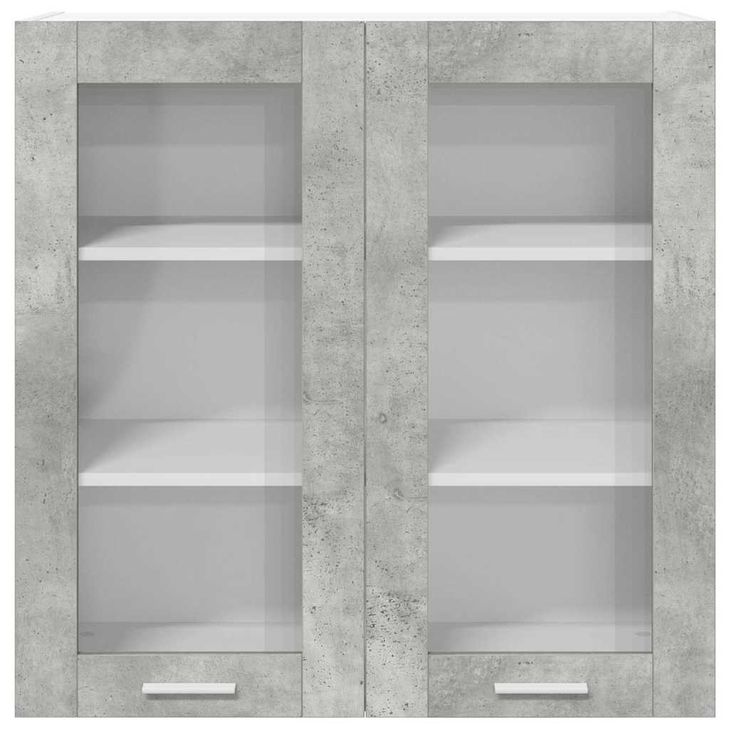 Függő szekrény Beton Szürke 80 x 31 x 80 cm Szerelt Fa