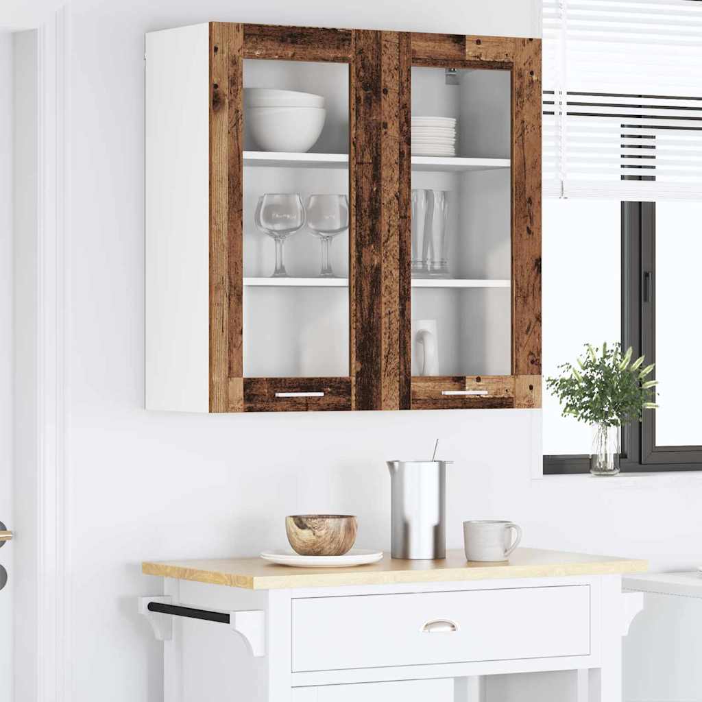 Függő szekrény Öreg fa 80 x 31 x 80 cm Szerelt Fa