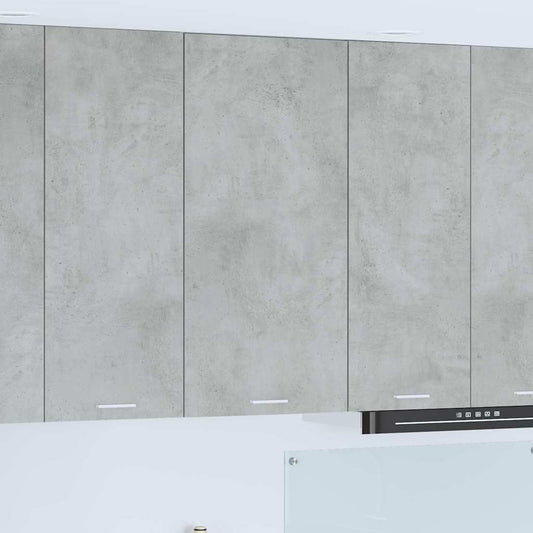 Függő szekrény Beton szürke és fehér 50 x 31 x 100 cm Faanyag