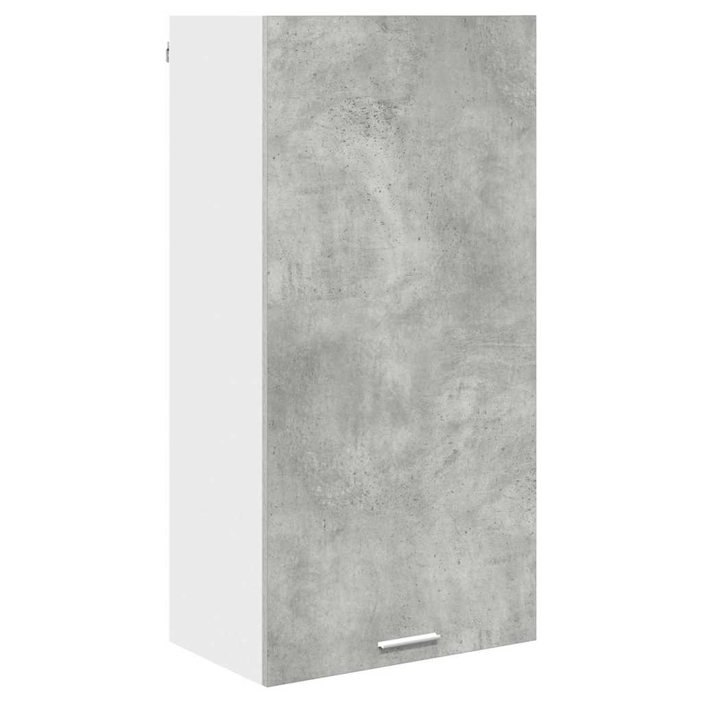 Függő szekrény Beton szürke és fehér 50 x 31 x 100 cm