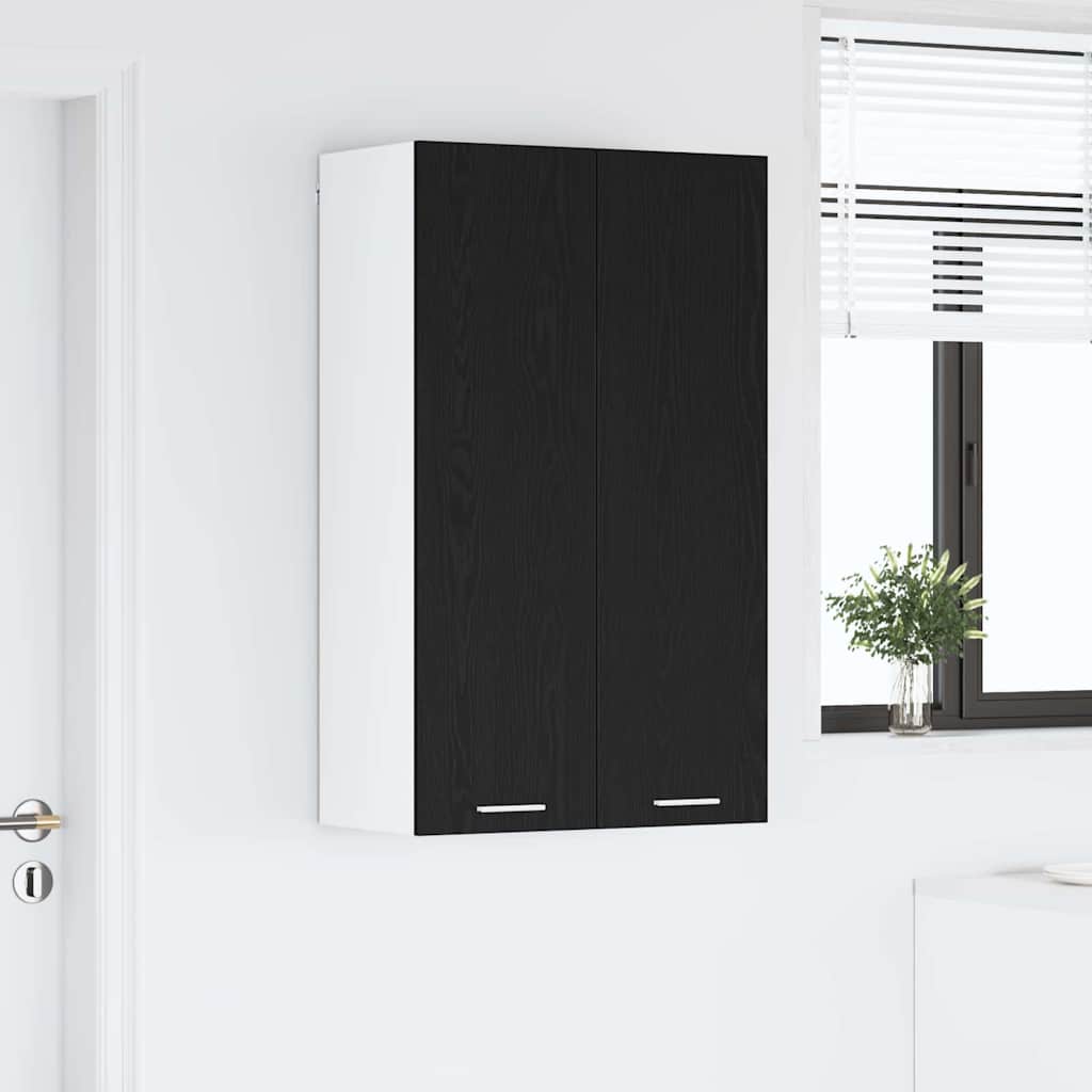 Függő szekrény Fekete tölgy 60 x 31 x 100 cm Szerelt Fa