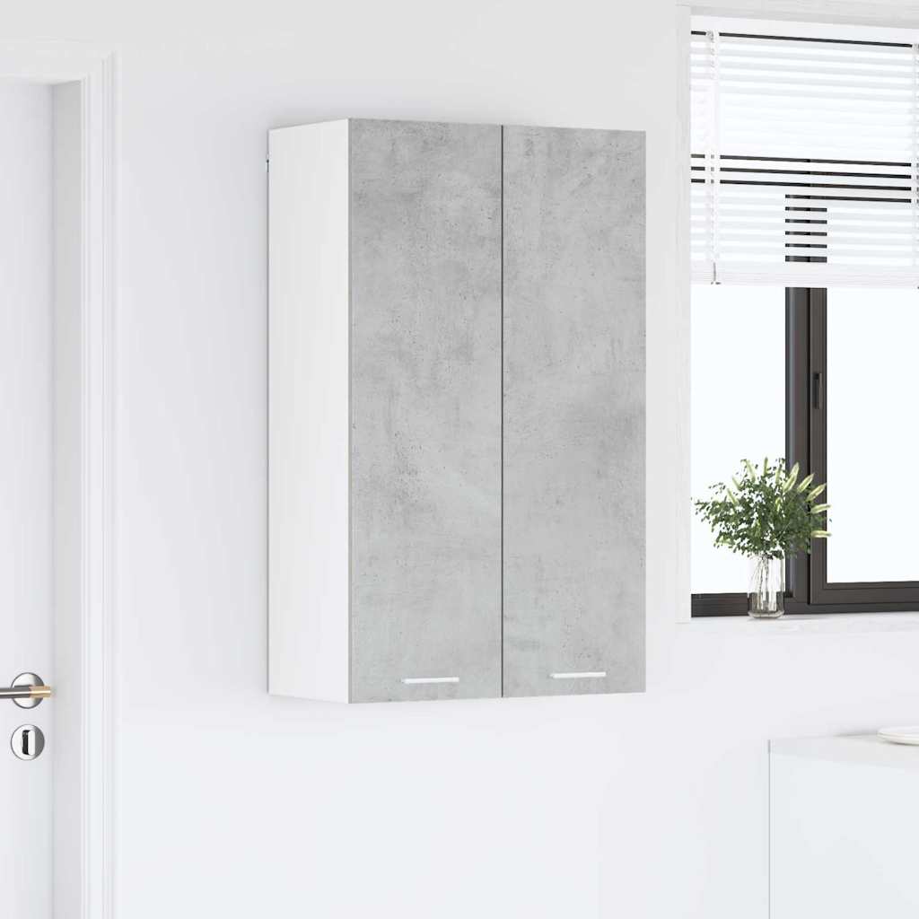 Függő szekrény Beton Szürke 60 x 31 x 100 cm Szerelt Fa