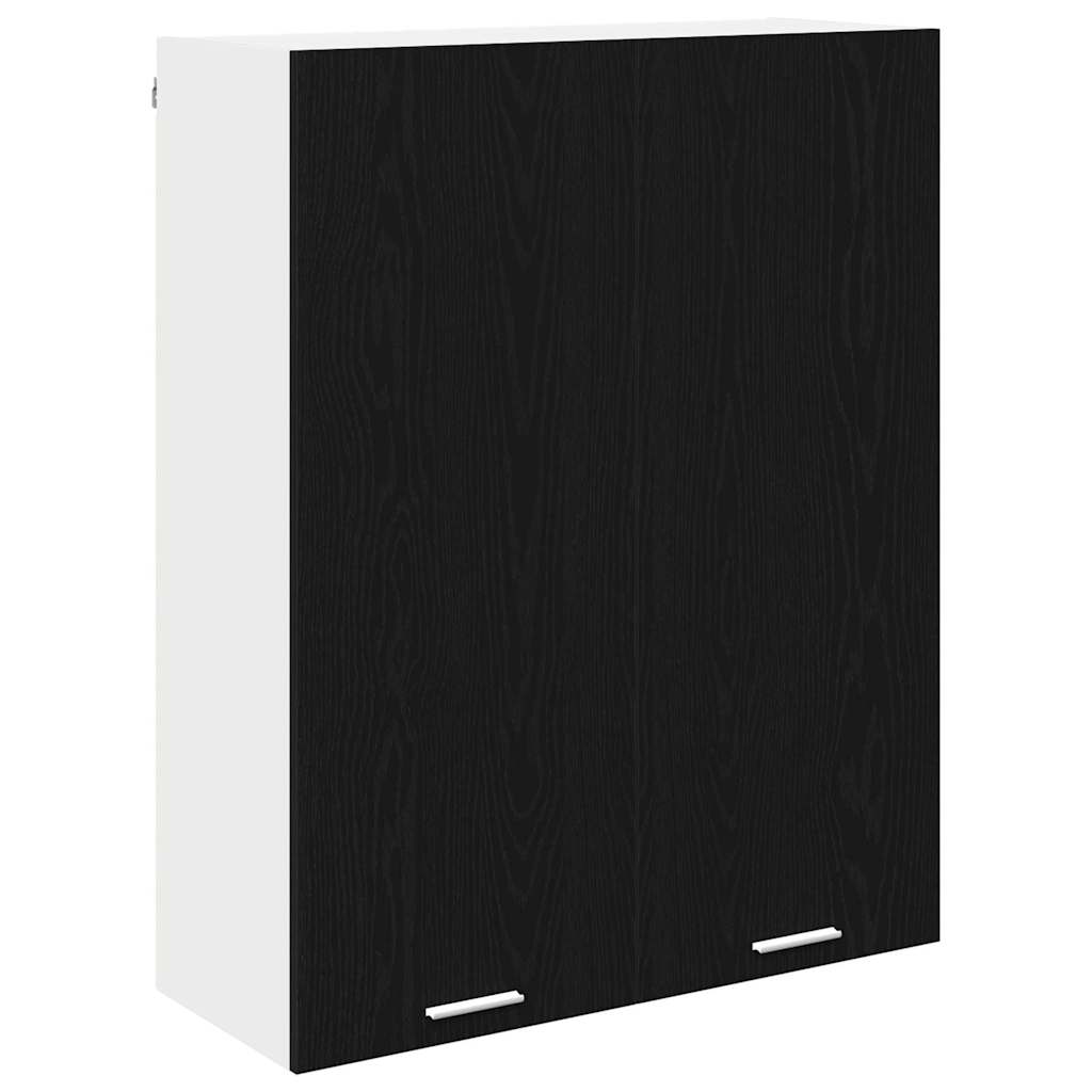 Függő szekrény Fekete tölgy 80 x 31 x 100 cm Szerelt Fa