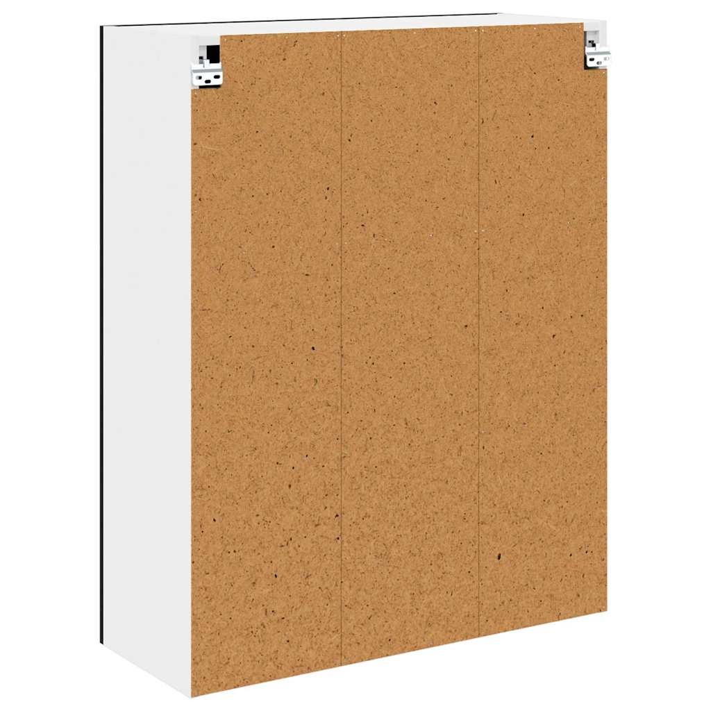 Függő szekrény Fekete tölgy 80 x 31 x 100 cm Szerelt Fa