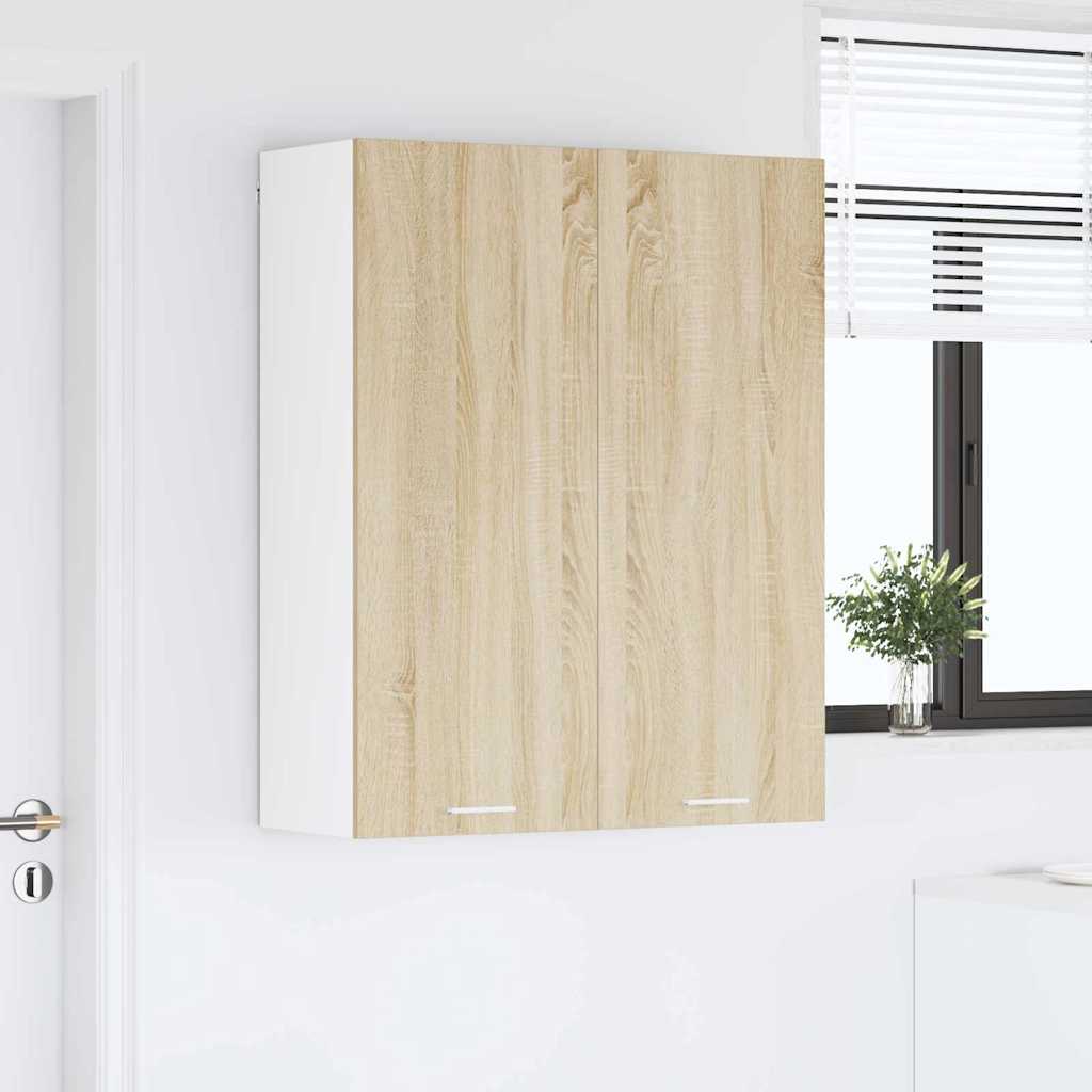 Függő szekrény Sonoma tölgy 80 x 31 x 100 cm Szerelt Fa