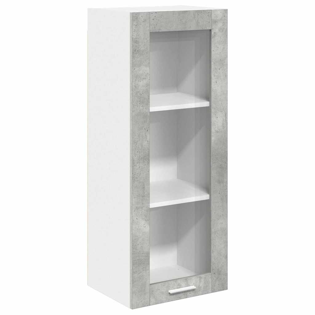 Függő szekrény Beton Szürke 40 x 31 x 100 cm Szerelt Fa