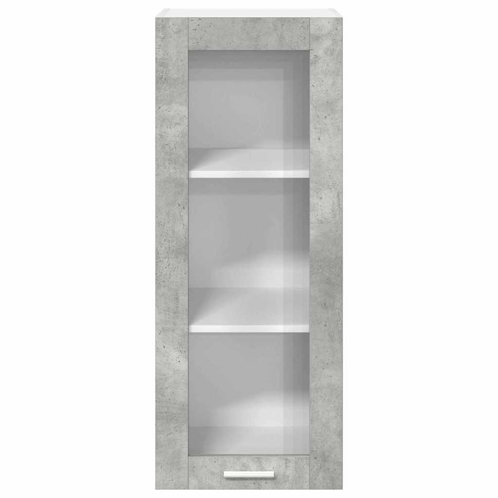 Függő szekrény Beton Szürke 40 x 31 x 100 cm Szerelt Fa
