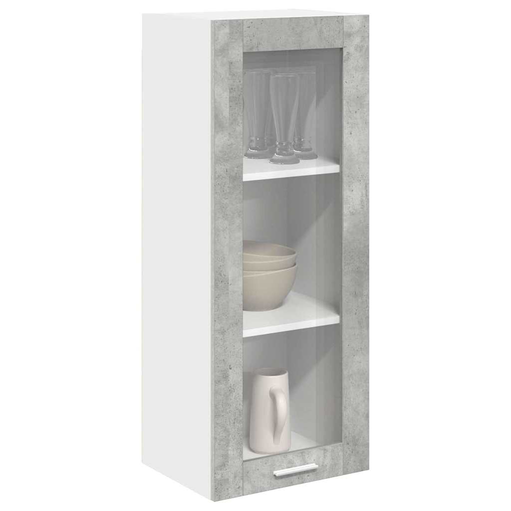 Függő szekrény Beton Szürke 40 x 31 x 100 cm Szerelt Fa