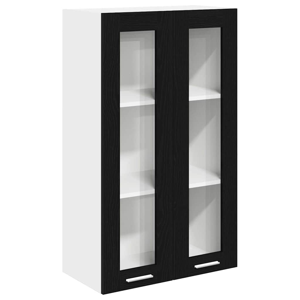 Függő szekrény Fekete tölgy 60 x 31 x 100 cm Szerelt Fa