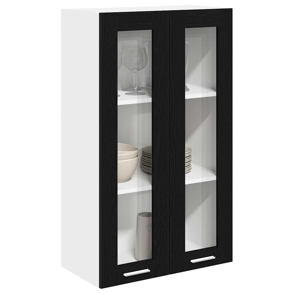 Függő szekrény Fekete tölgy 60 x 31 x 100 cm Szerelt Fa
