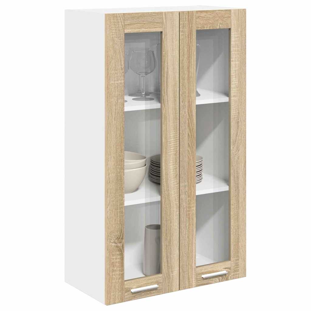 Függő szekrény Sonoma tölgy 60 x 31 x 100 cm Szerelt Fa