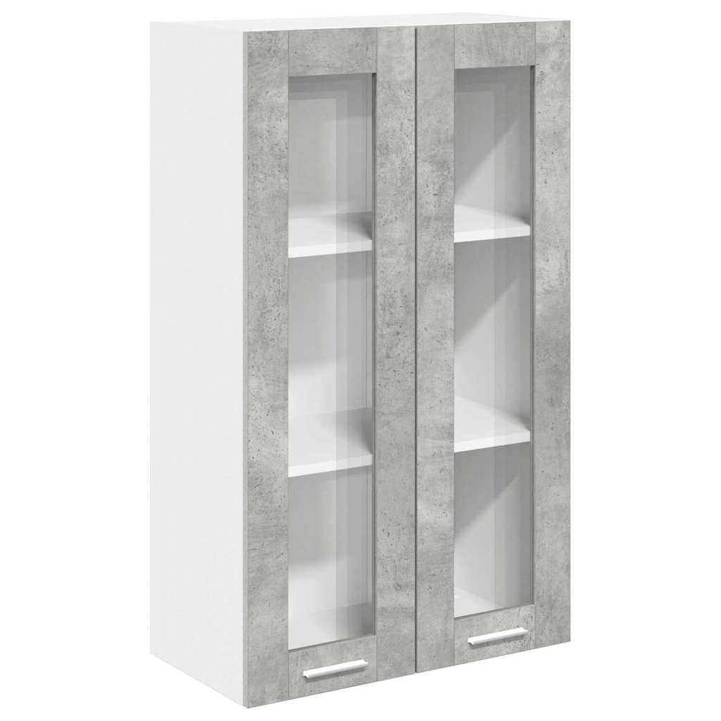 Függő szekrény Beton Szürke 60 x 31 x 100 cm Szerelt Fa