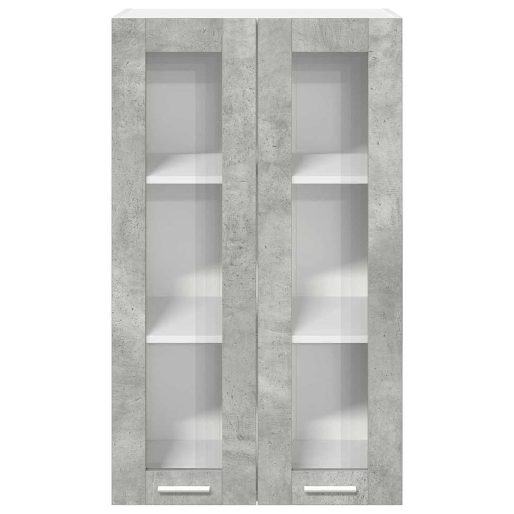 Függő szekrény Beton Szürke 60 x 31 x 100 cm Szerelt Fa