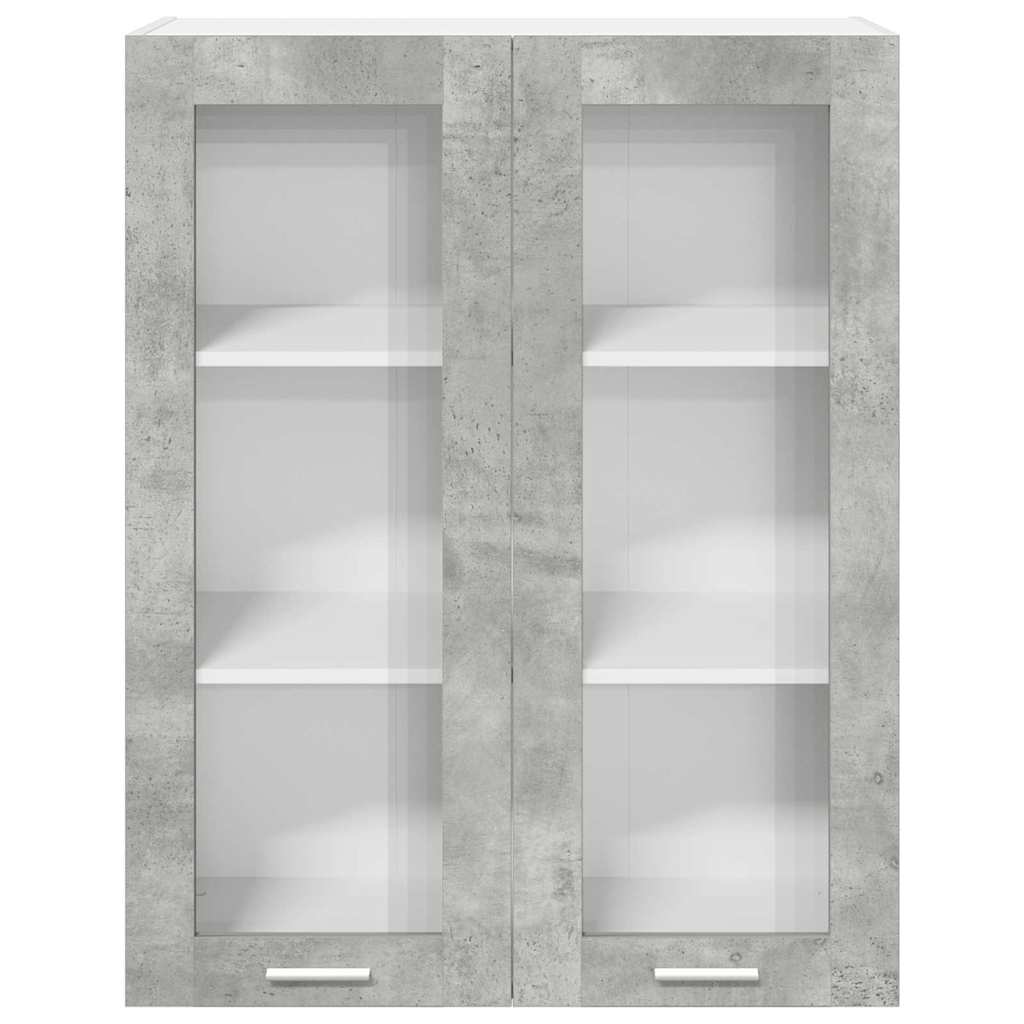 Függő szekrény Beton Szürke 80 x 31 x 100 cm Szerelt Fa