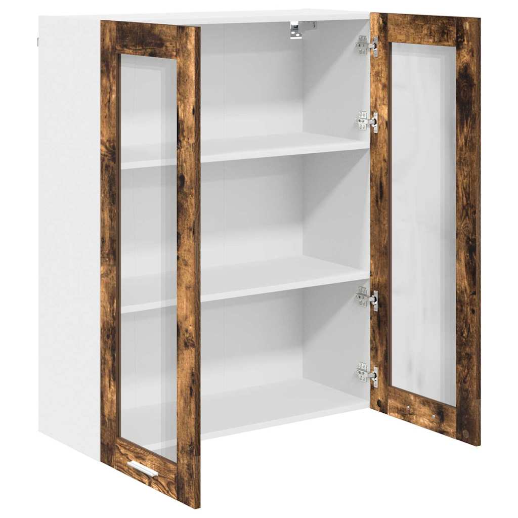 Függő szekrény Füstölt tölgy 80 x 31 x 100 cm Szerelt Fa