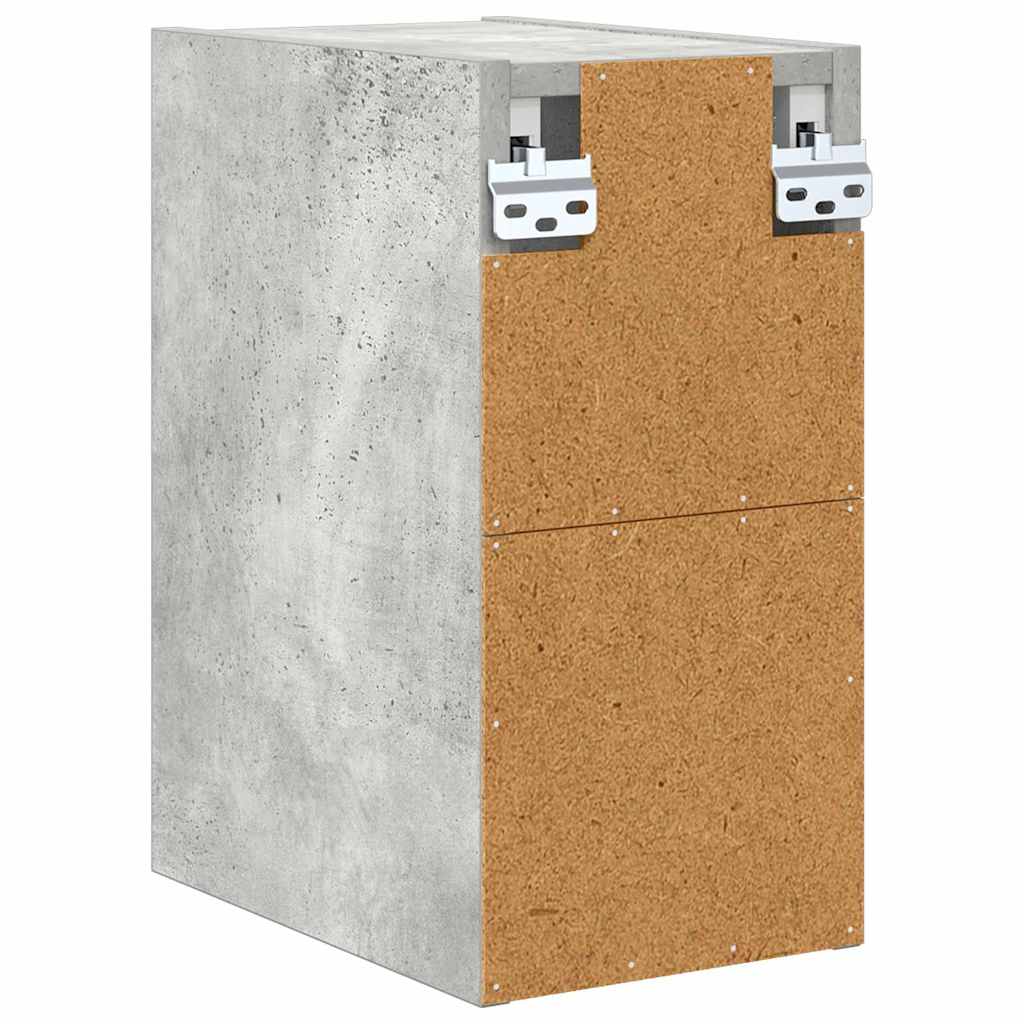 Függő szekrény Beton Szürke 20 x 29,5 x 40 cm Szerelt Fa
