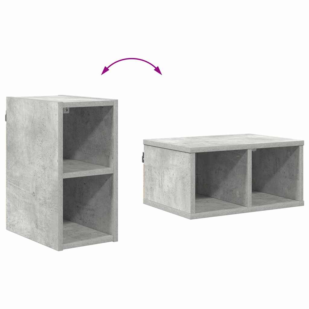 Függő szekrény Beton Szürke 20 x 29,5 x 40 cm Szerelt Fa