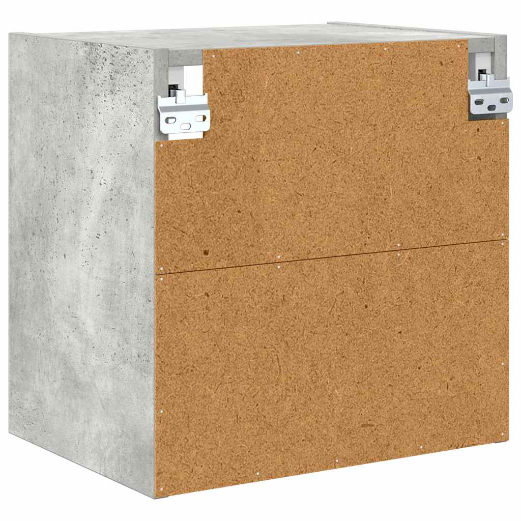 Függő szekrény Beton Szürke 40 x 29,5 x 40 cm Szerelt Fa