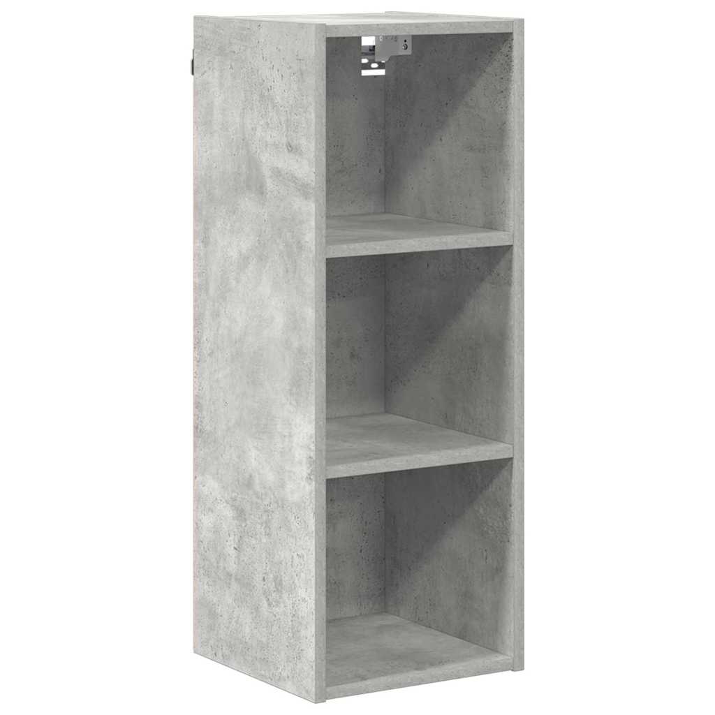 Függő szekrény Beton Szürke 30 x 29,5 x 80 cm Szerelt Fa
