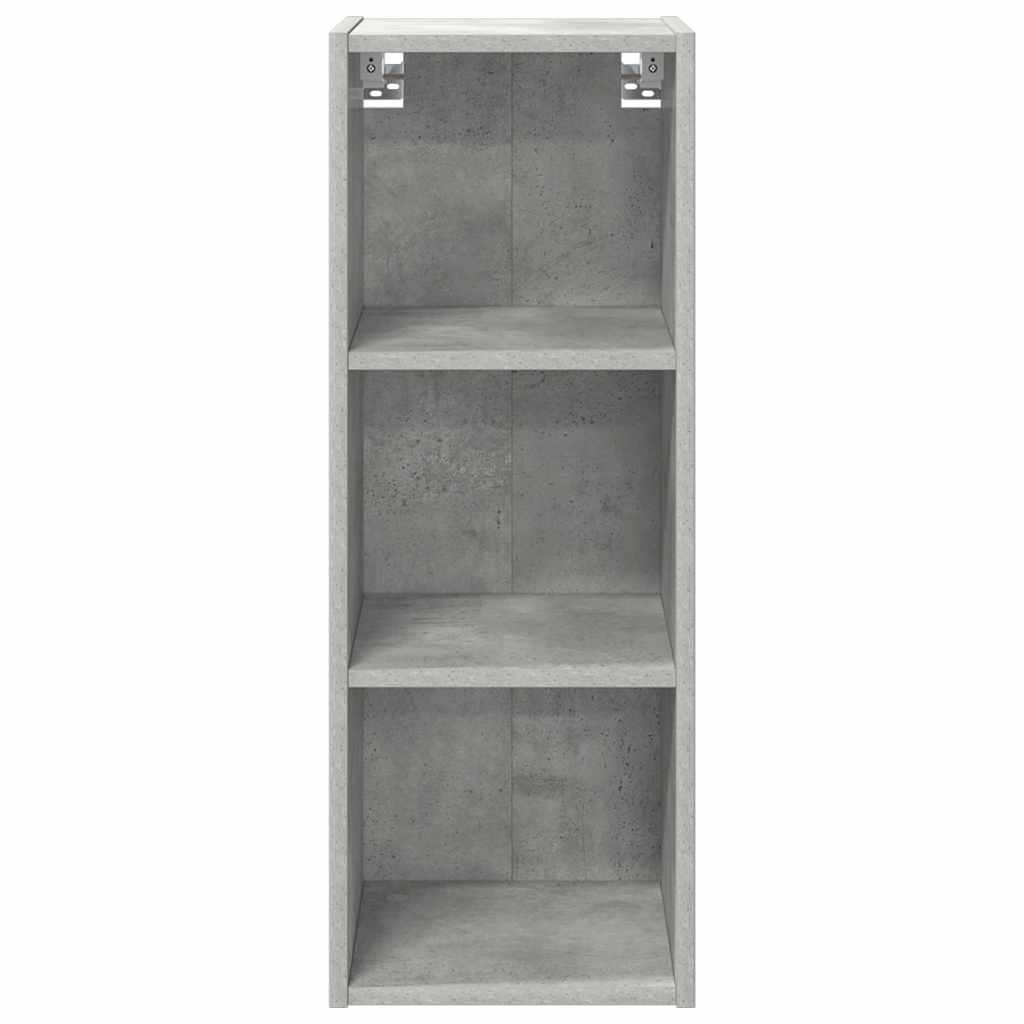 Függő szekrény Beton Szürke 30 x 29,5 x 80 cm Szerelt Fa