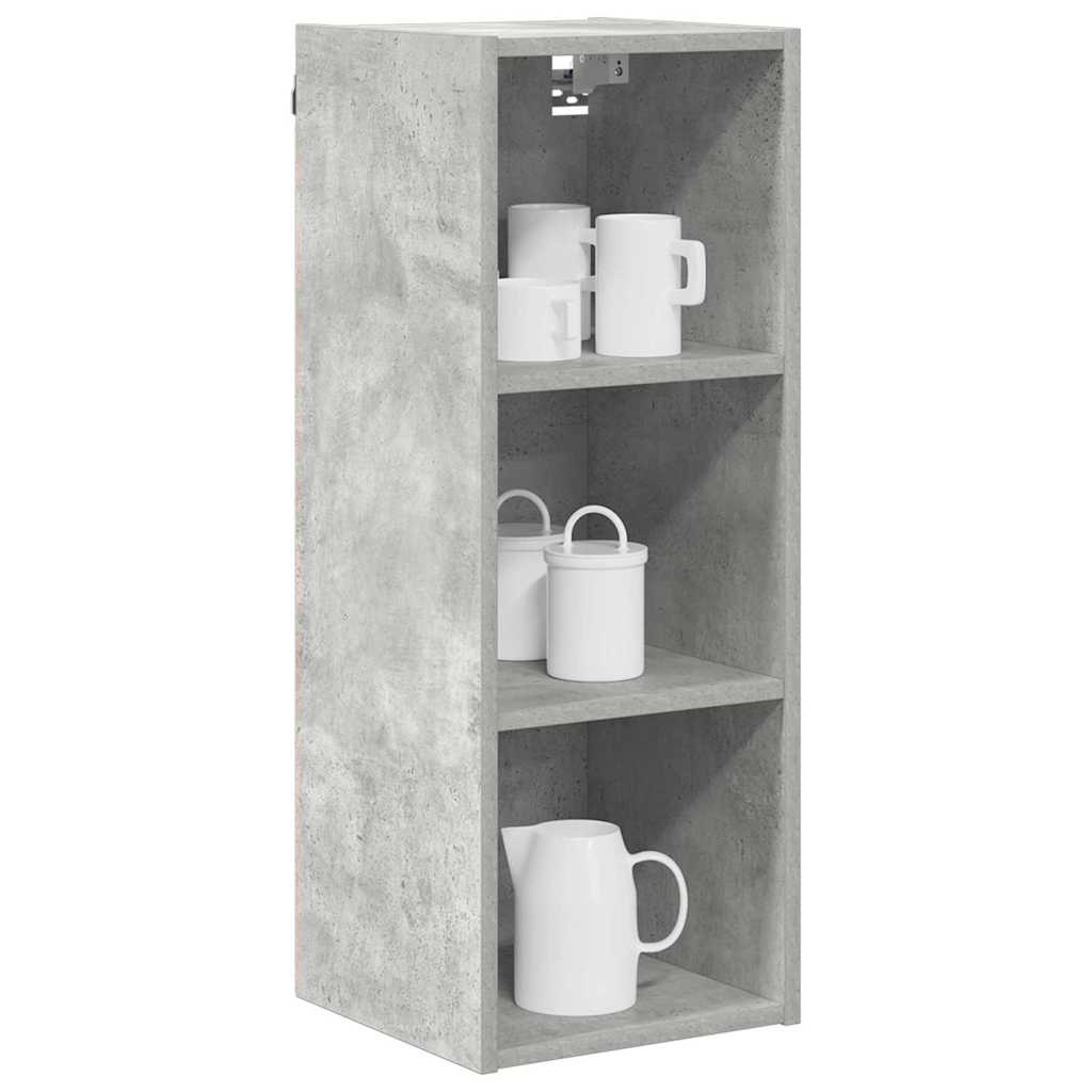 Függő szekrény Beton Szürke 30 x 29,5 x 80 cm Szerelt Fa