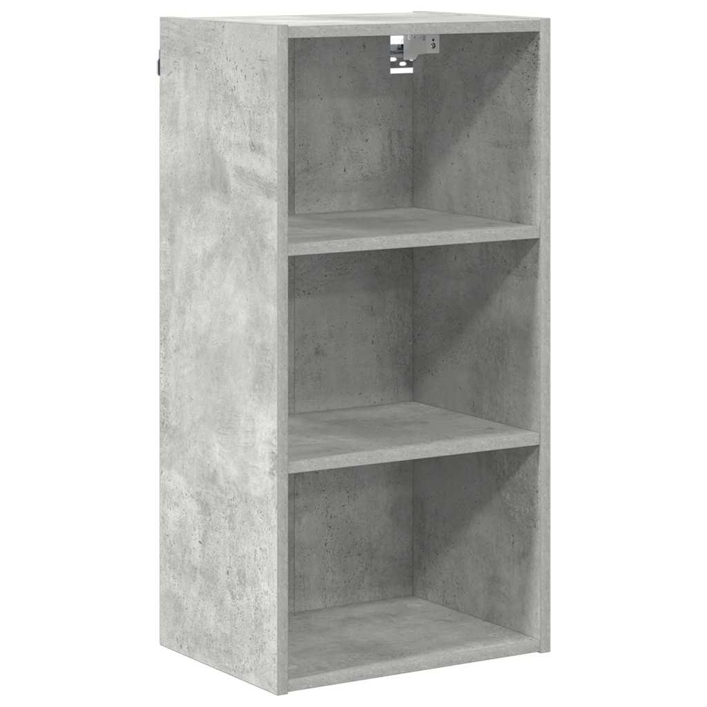Függő szekrény Beton Szürke 40 x 29,5 x 80 cm Szerelt Fa