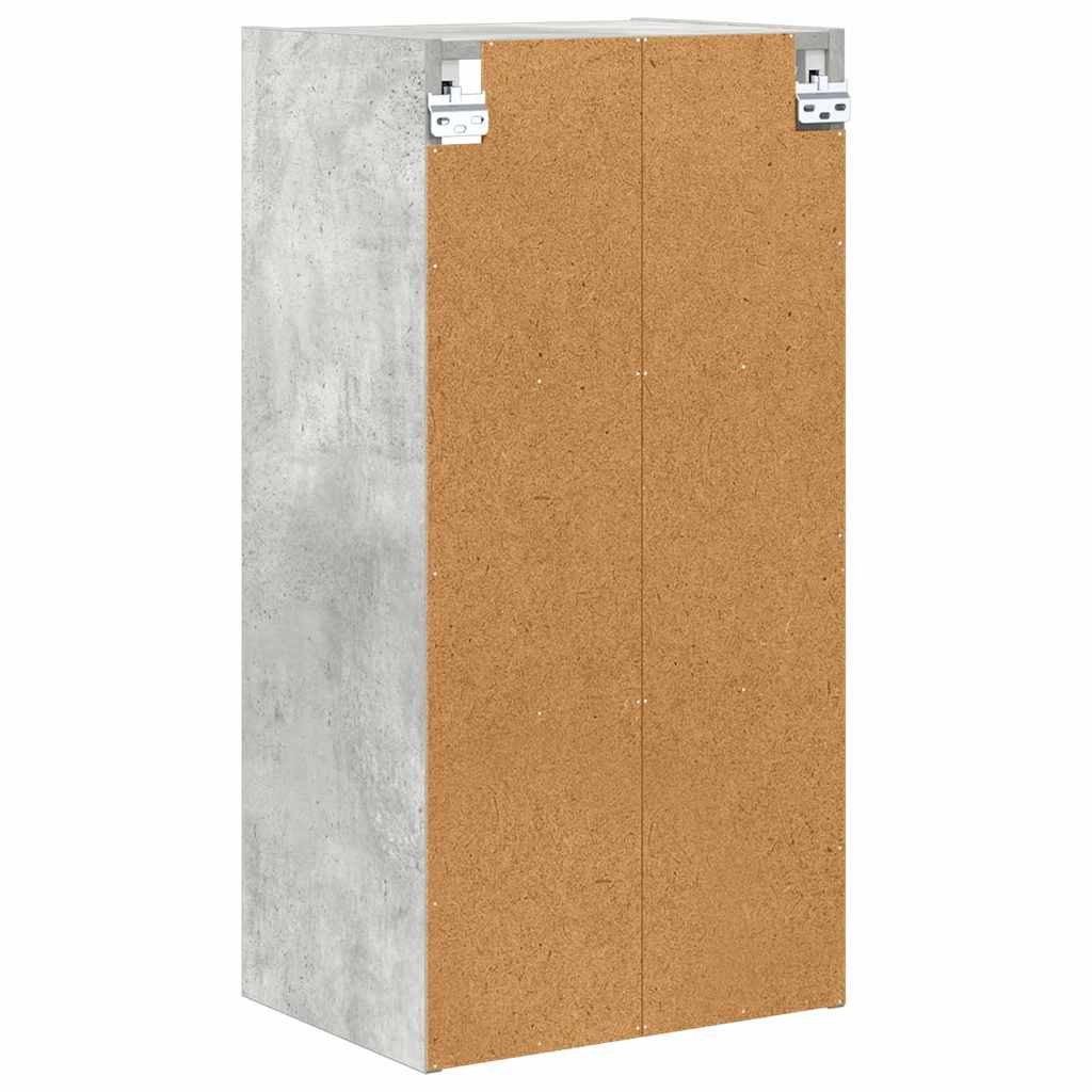 Függő szekrény Beton Szürke 40 x 29,5 x 80 cm Szerelt Fa