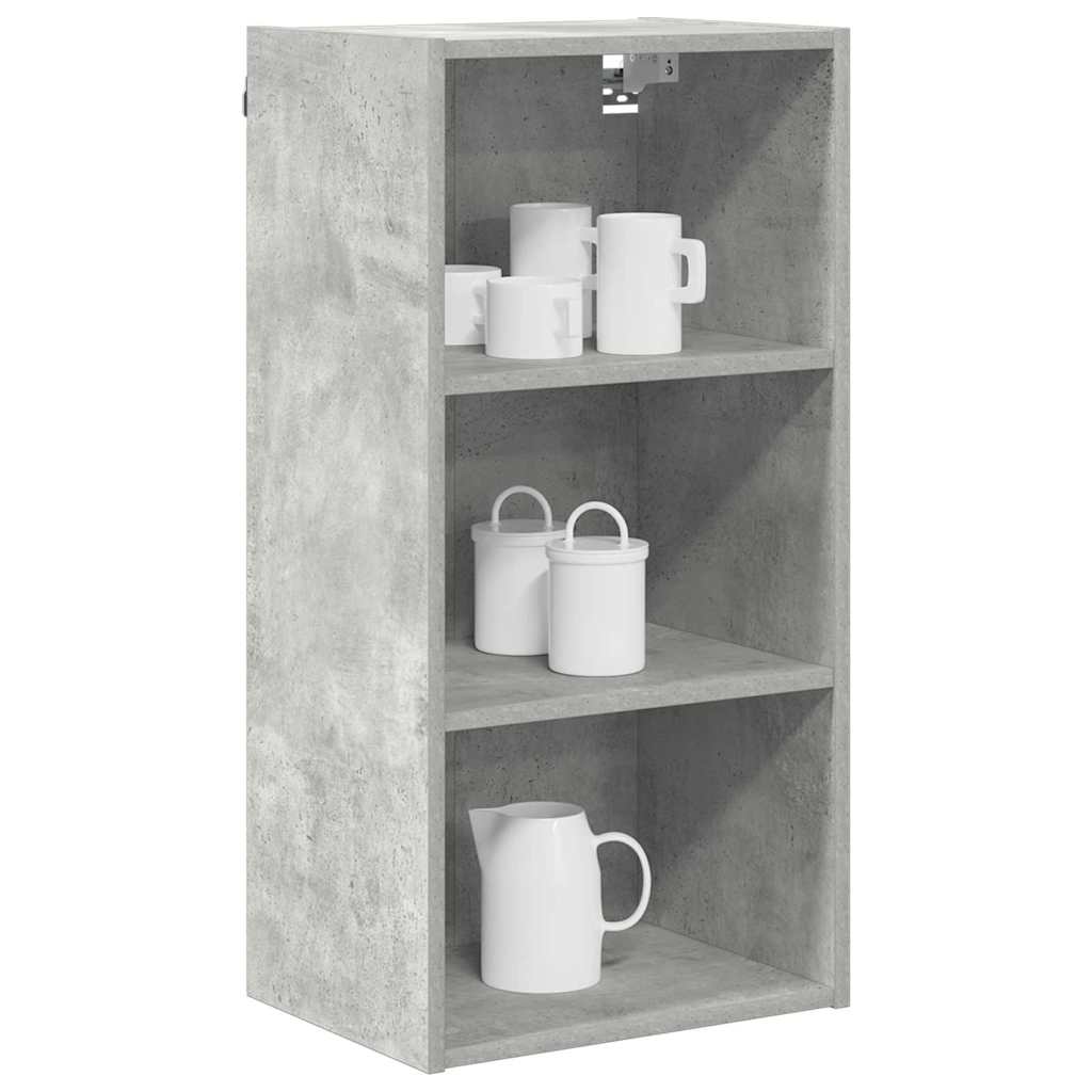 Függő szekrény Beton Szürke 40 x 29,5 x 80 cm Szerelt Fa