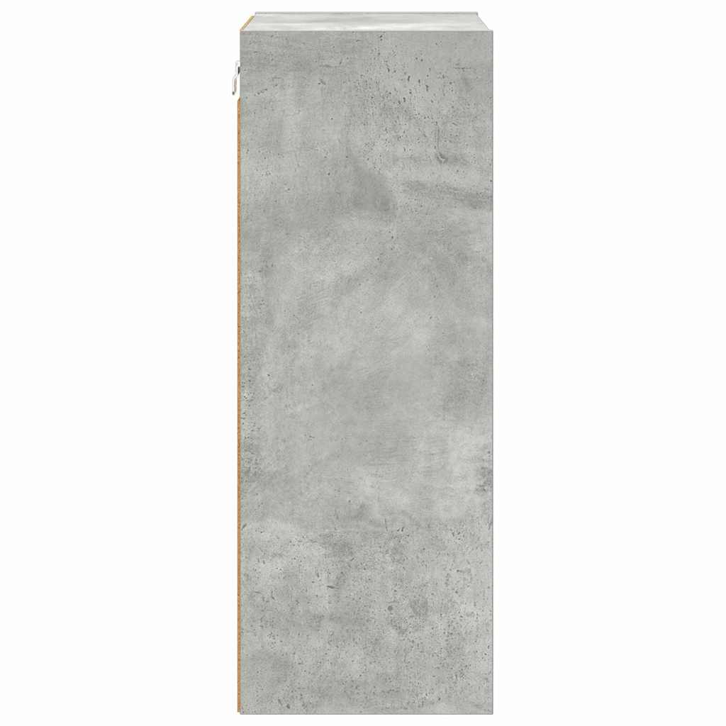 Függő szekrény Beton Szürke 40 x 29,5 x 80 cm Szerelt Fa