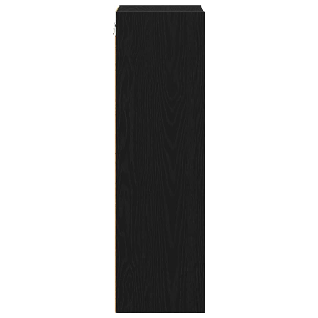 Függő szekrény Fekete tölgy 30 x 29,5 x 100 cm Szerelt Fa